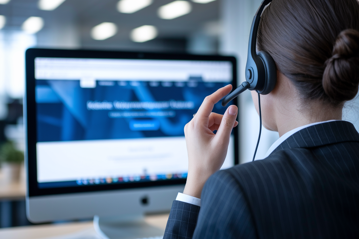 conseiller-dos-casque-ecran-flou-bureau