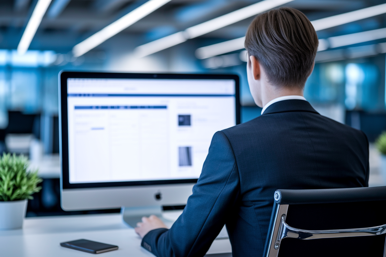 personne-dos-bureau-moderne-ecran-flou