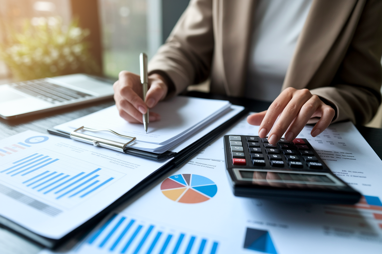 personne-table-documents-calculatrice
